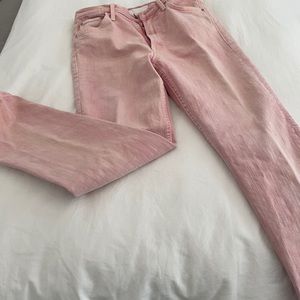 Mother pink jeans